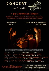Flyer tournée 2016
